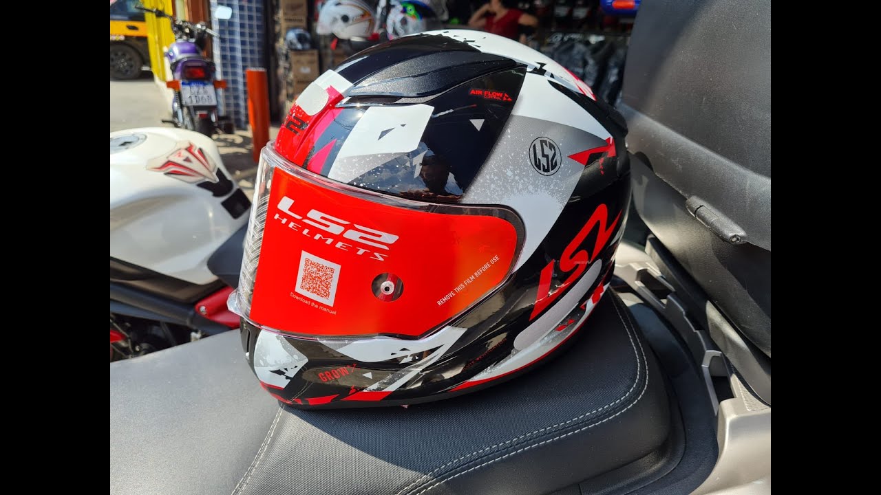 CAPACETE LS2 RAPID FF353 GROW VERMELHO