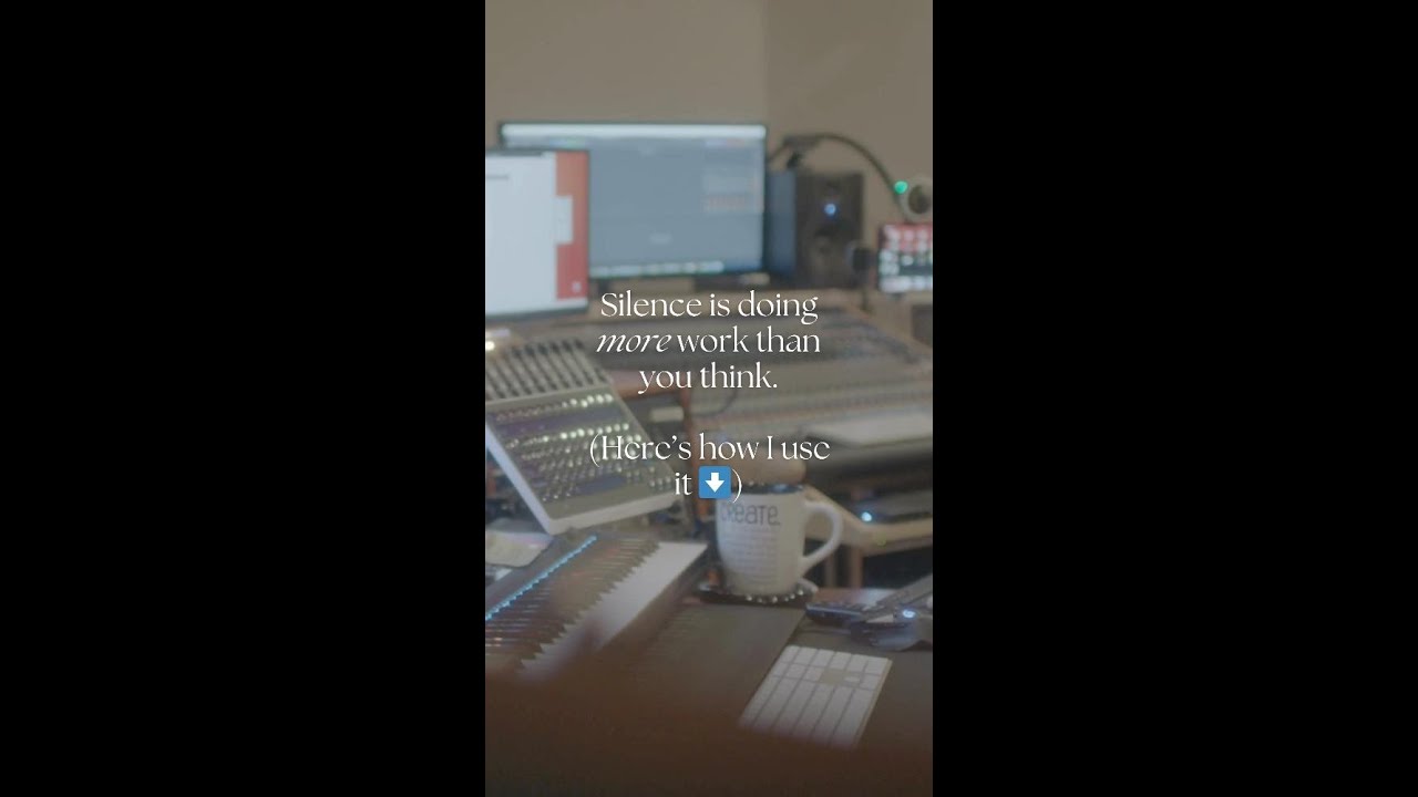 Silence is Doing More Work Than You Think. Here's How I Use It ⬇️