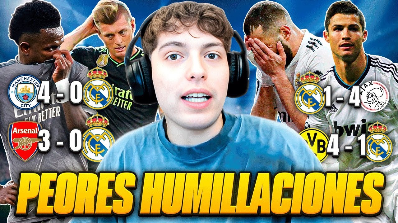 DAVOO XENEIZE REACCIONA A LAS PEORES HUMILLACIONES DEL REAL MADRID EN CHAMPIONS LEAGUE (2025)