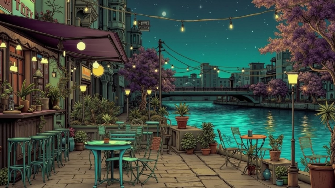 Miejski Lo-Fi Wieczorne Wibracje Japońska Estetyka Instrumental Chill Beats