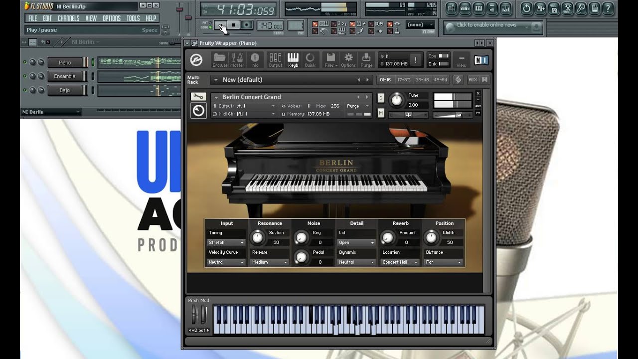 Instrumentos Virtuales | NI Berlin Concert Grand | Clases Particulares de Producci&oacute;n Musical