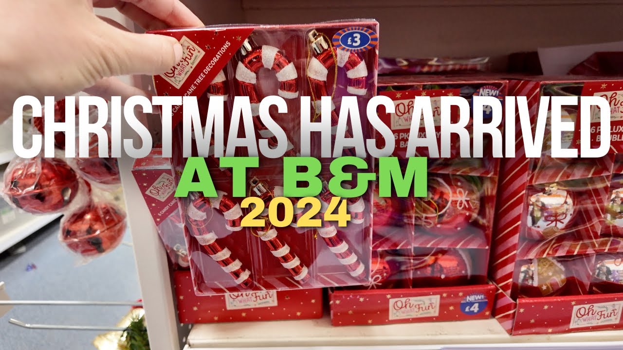 Christmas 2024 Has Arrived at B&M - Decor and Gift Ideas [4K]