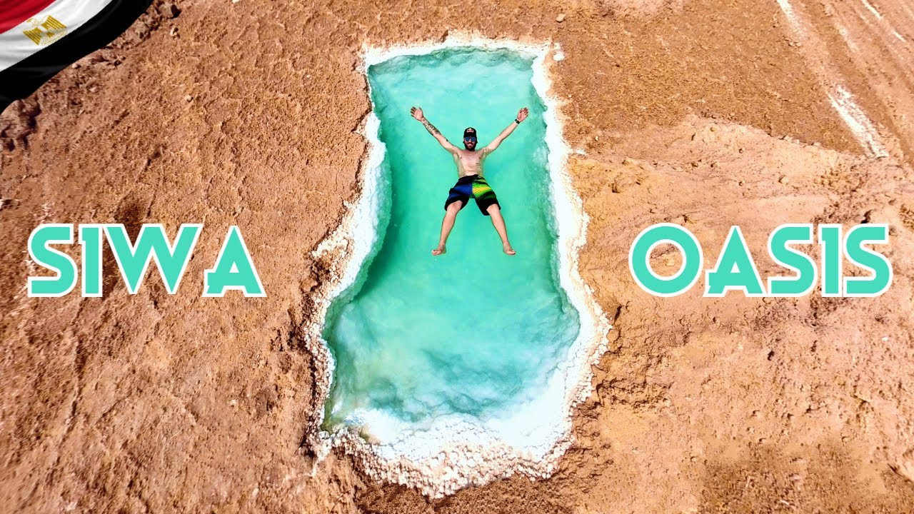Lagos de Sal de SIWA OASIS - La JOYA ESCONDIDA de Egipto - Piscina de CLEOPATRA 🇪🇬