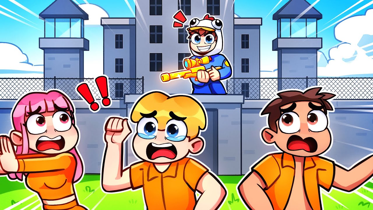 Échappez de la PRISON contre la POLICE sur Roblox avec mes AMIS !