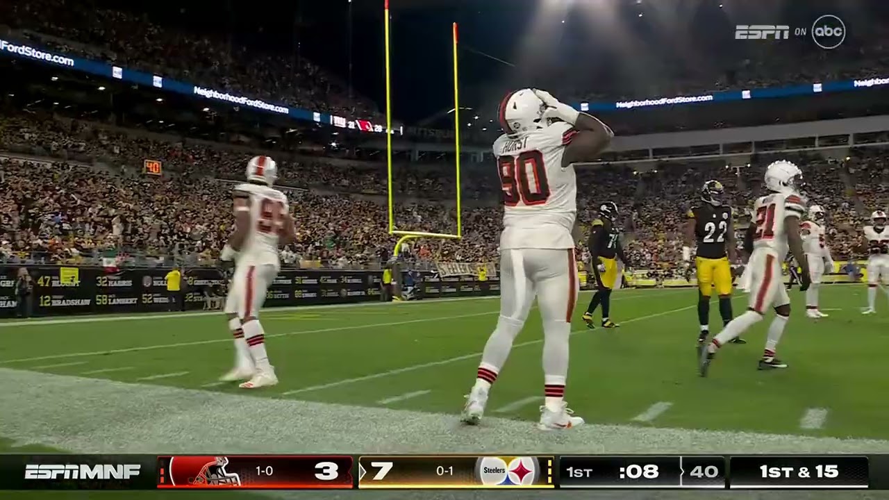 Denzel Ward Causes Chaos With A THUNDEROUS HIT ⛈ 😳