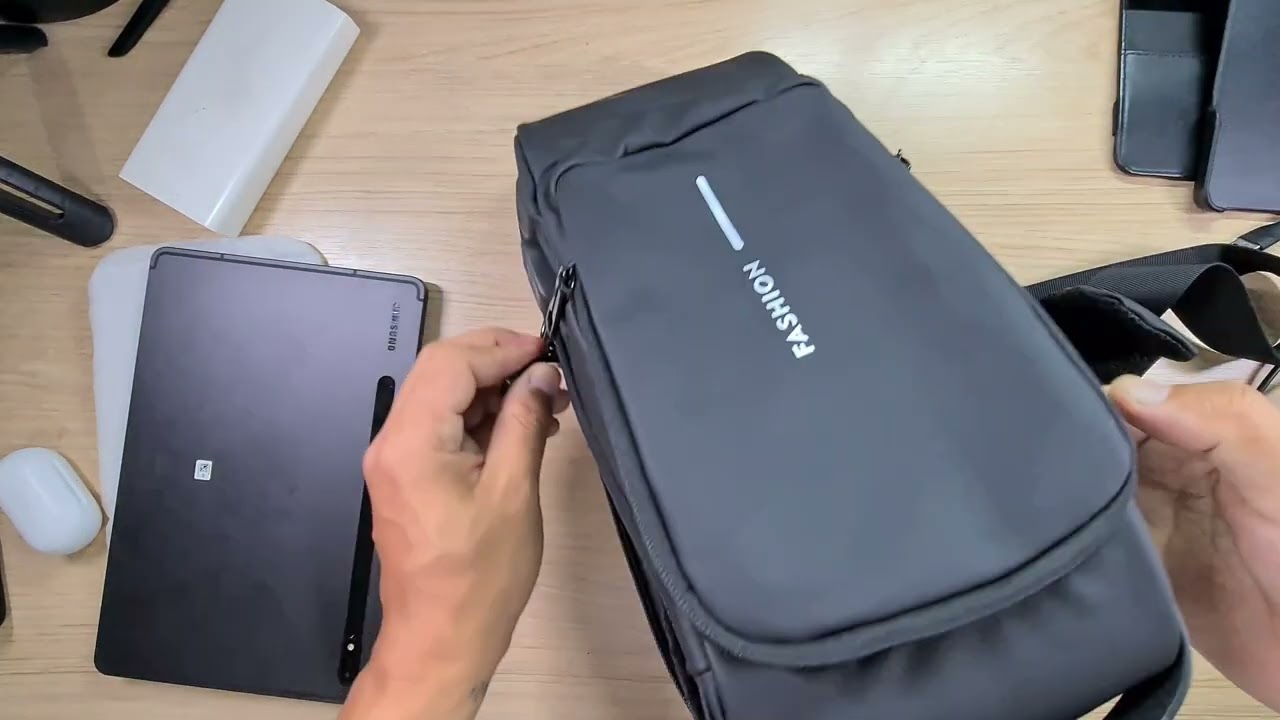 MINI MOCHILA 🎒 DO ALIEXPRESS - CABE QUASE TUDO!