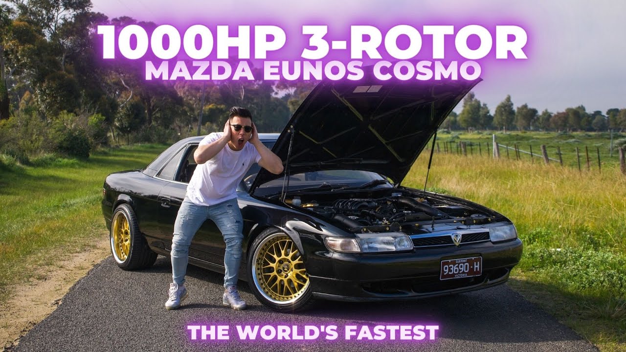 1000HP 20B 3-ROTOR TURBO - Mazda Eunos Cosmo Review: WORLD&rsquo;S FASTEST ROTARY