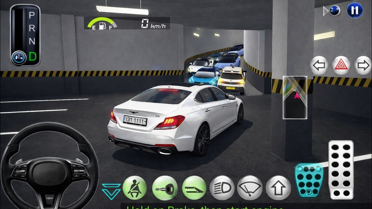 New Mercedes car Stuck in Parking Garage - 3D Driving Class 2026 - 3D Driving Class - Car Game