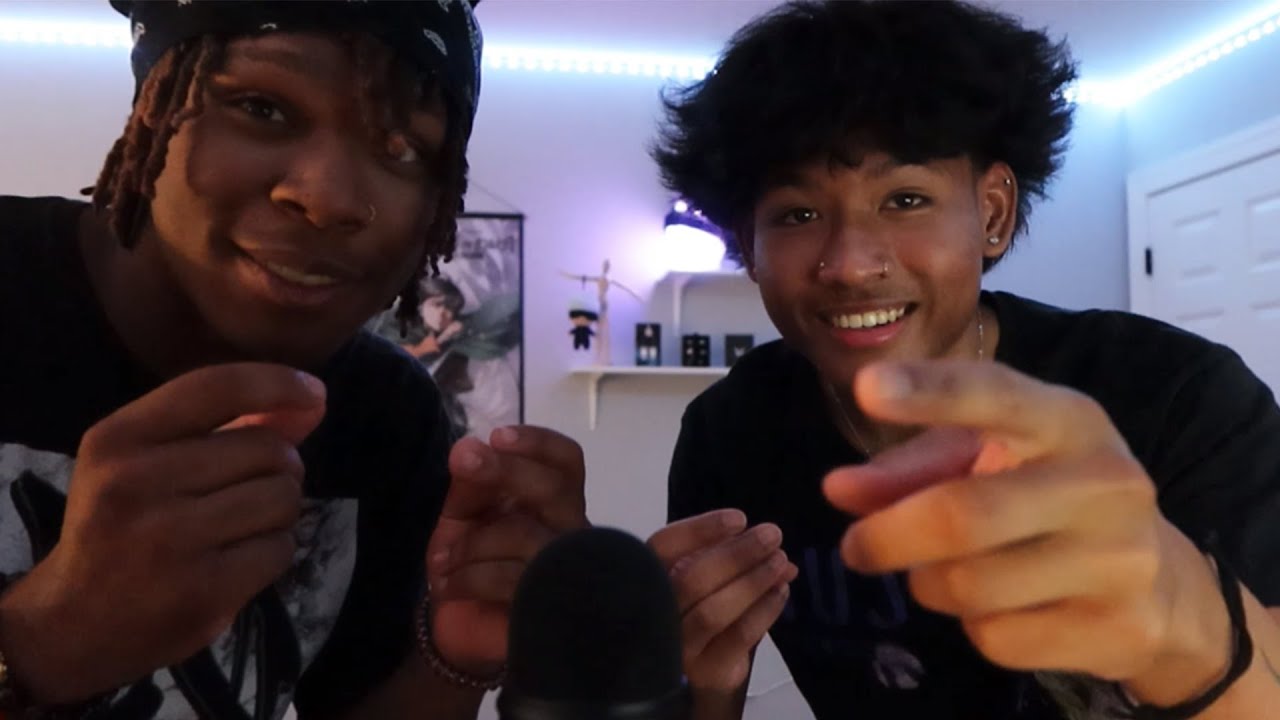 My Friend Tries ASMR For The First Time (ASMR With A Friend)