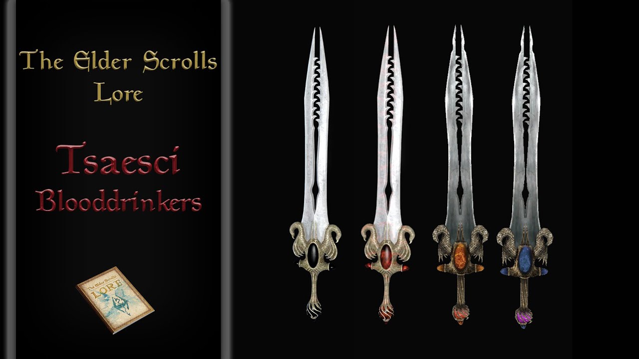 The Sentient Akaviri Blooddrinker Swords - The Elder Scrolls Lore