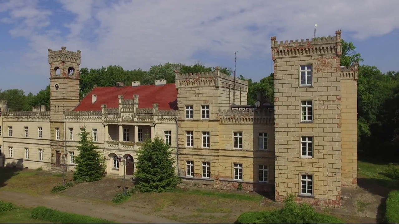 Pałac w Gościeszynie Dji Drone