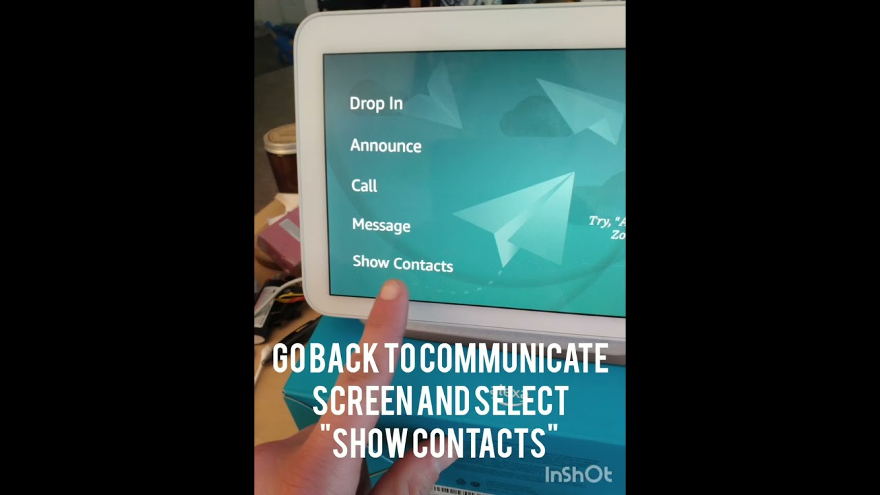 add contacts to your amazon Echo and enable drop in