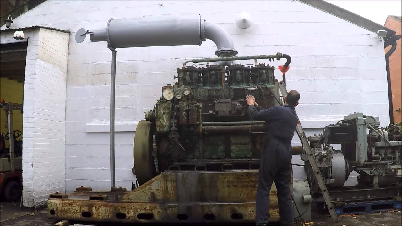 Modag R4Z 133 2 Stroke Diesel First Start Up
