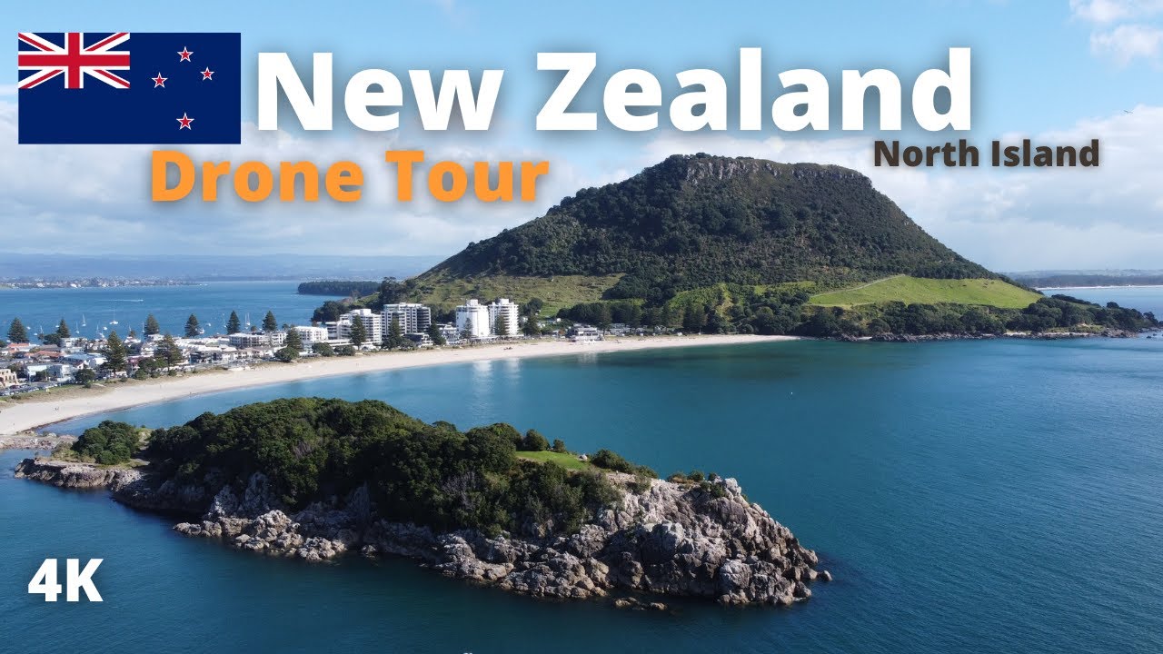 Flying over New Zealand | North Island Drone Film | DJI NZ Drone 4K | Cinematic Ambient Travel Video