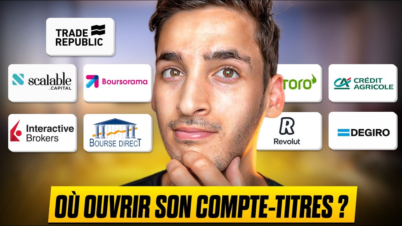 BOURSE 2026 : QUEL COURTIER CHOISIR ? Comparatif complet (Trade Republic, Degiro, Etoro, Bourso...)