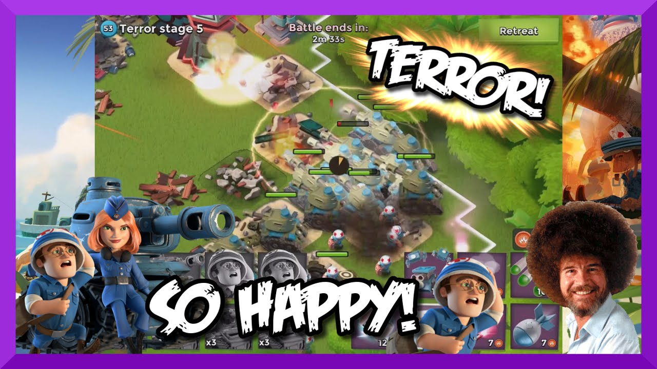 Boom Beach - All you need are happy little Tanks and Medics! - Dr.Terror 30th October