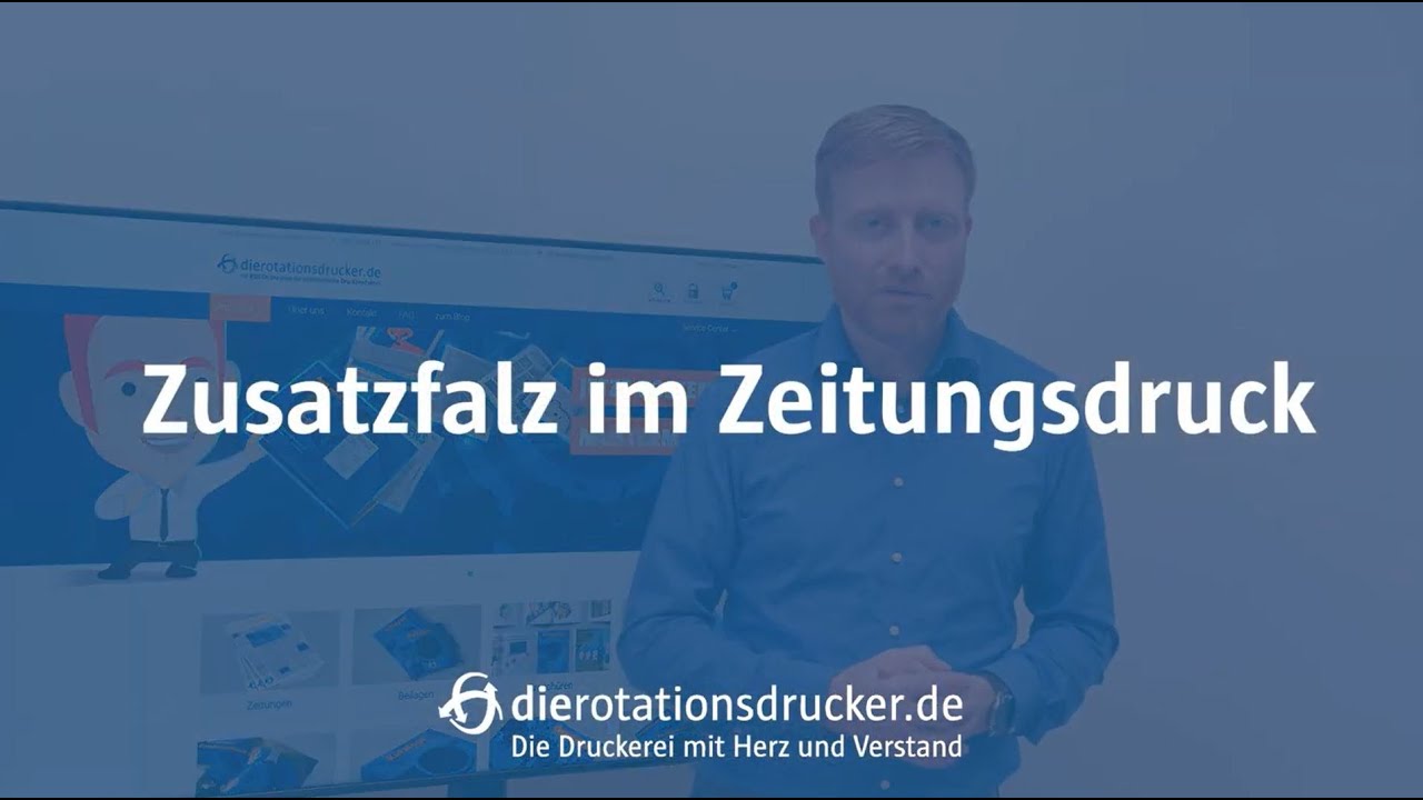 Zusatzfalz im Zeitungsdruck - dierotationsdrucker.de