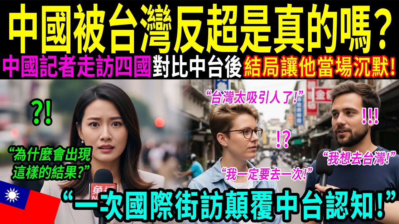「為什麼全世界會選擇臺灣？」一名女記者原本想證明自己的家鄉更加優越，但在親身走訪四個不同國家後，卻看見了截然不同的現實；最終的訪談結果震撼全球，也讓她開始懷疑自己一直以來深信不疑的一切。
