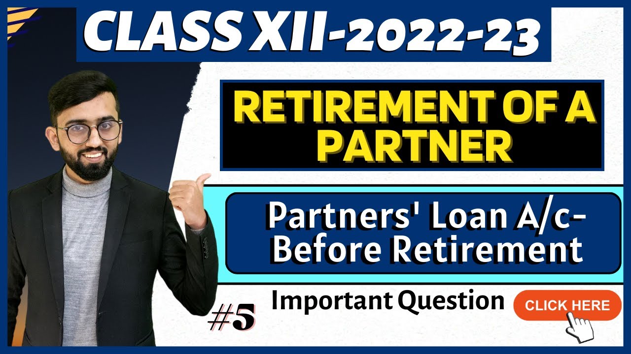 When Partner's Loan A/c is already appearing in the Balance Sheet Before Retirement of a Partner |