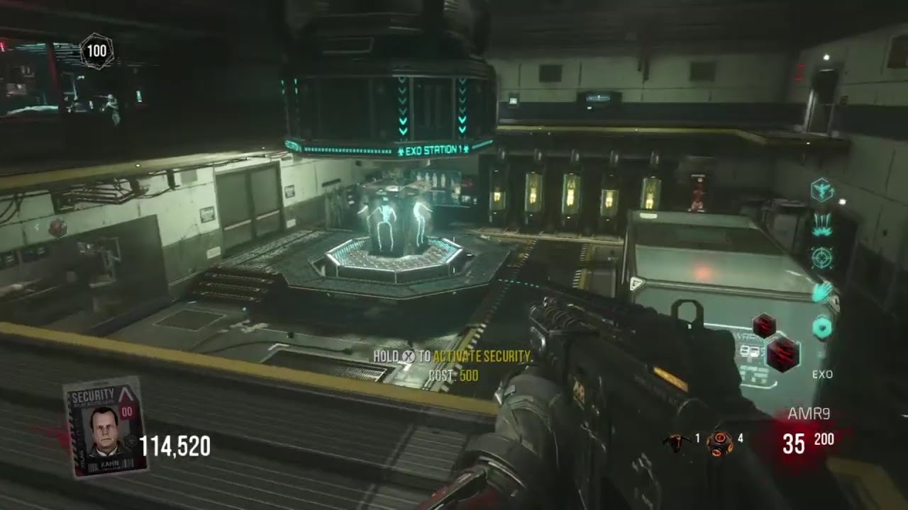 Call Of Duty: Advanced Warfare Exo Zombies  - Outbreak - Round 100 Attempt - Part 1 (Flawless)