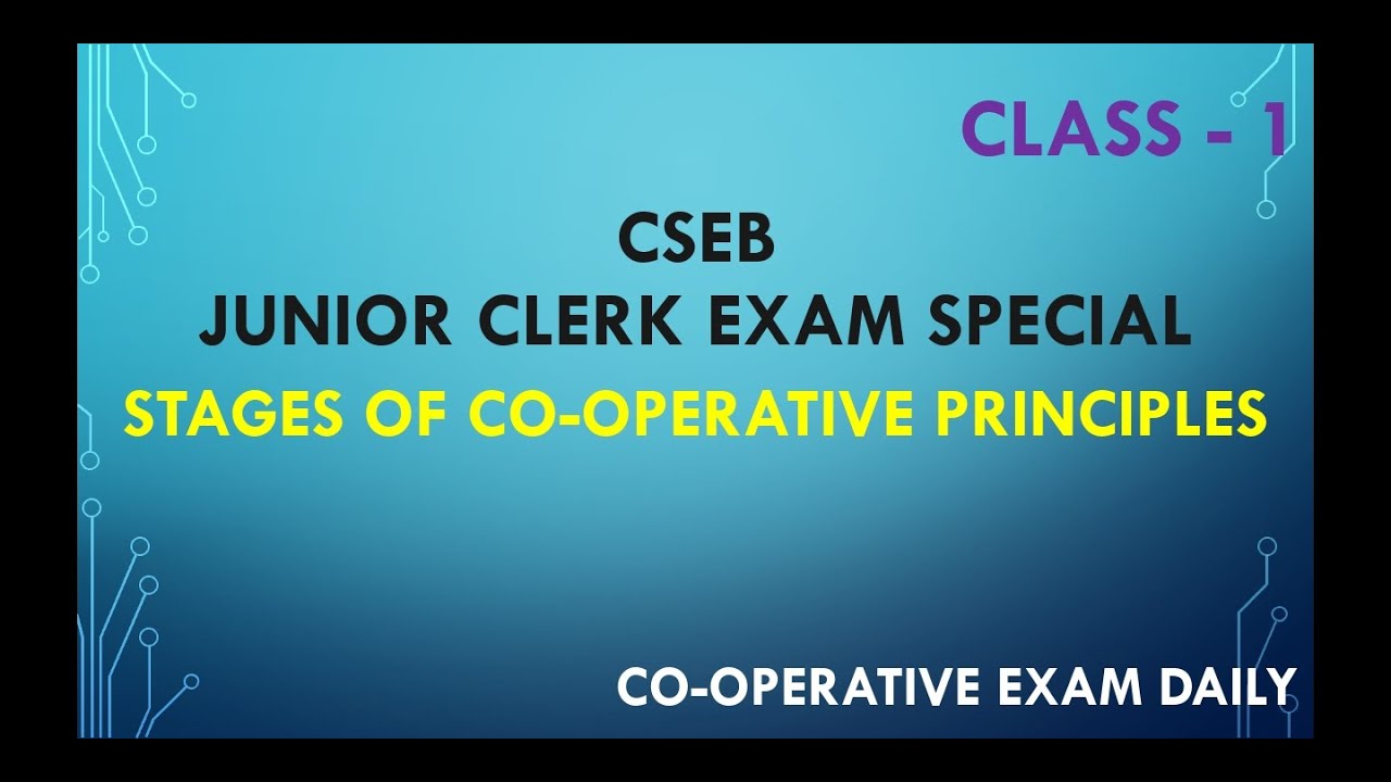 Co-operative Principles /CSEB