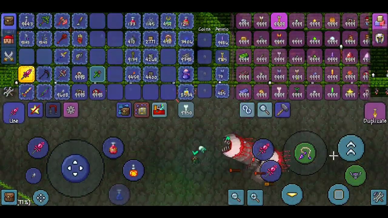 my best and fun fight so far! terraria double boss challenge