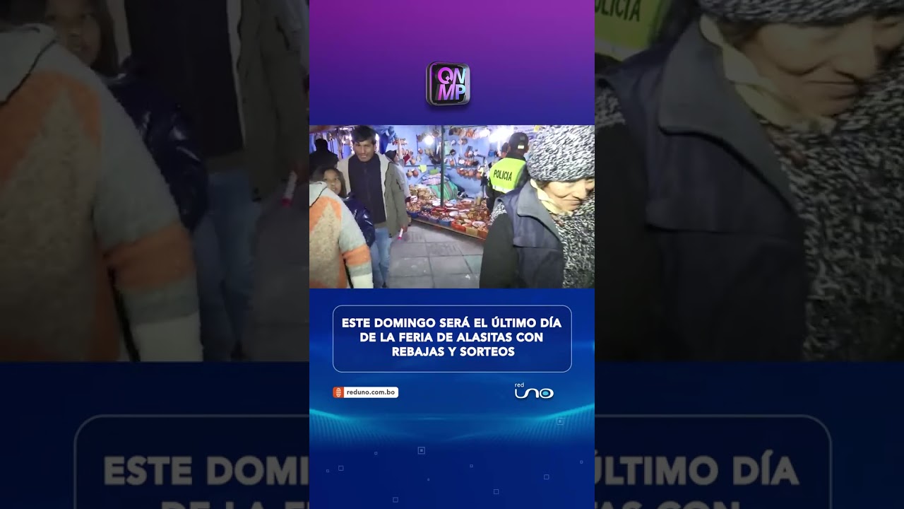 Este domingo será el ultimo día de la Feria de Alasitas con rebajas y sorteos