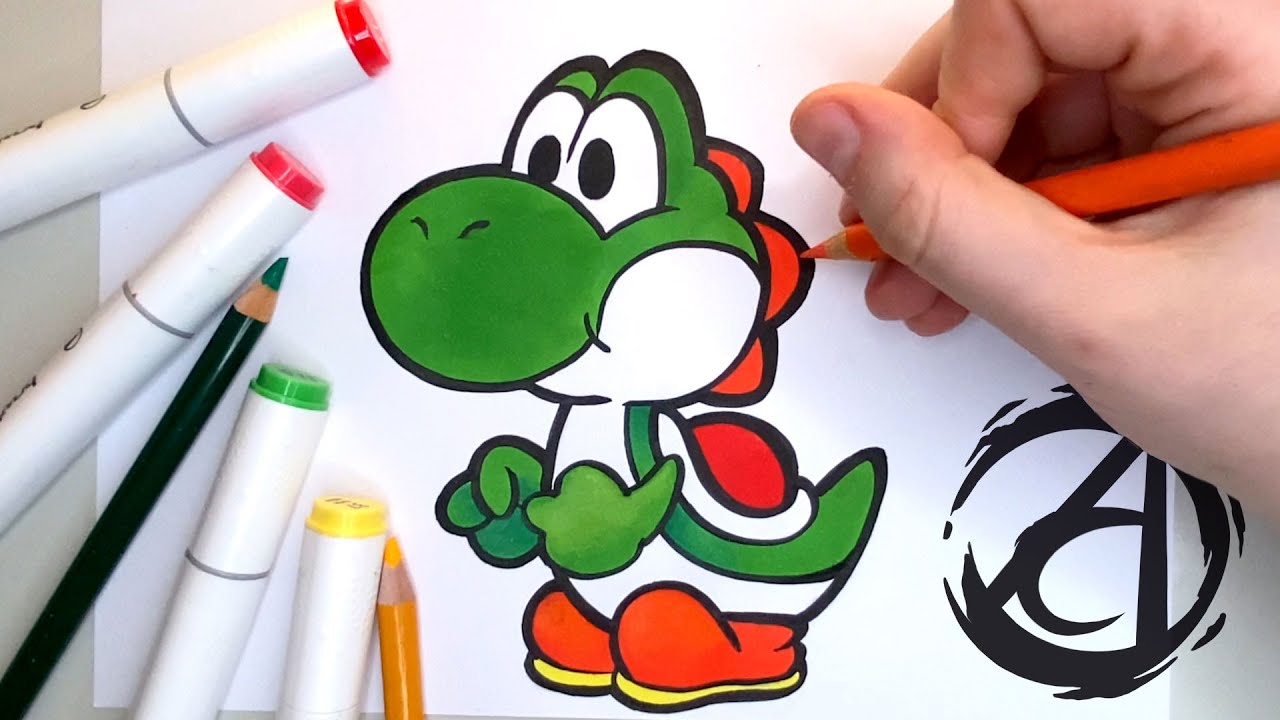 COMO DESENHAR O YOSHI com a Dai Oliveira