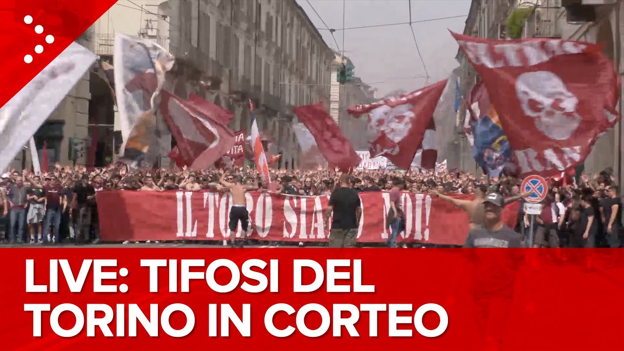 LIVE Torino, tifosi granata in corteo contro Cairo nell'anniversario di Superga: diretta video