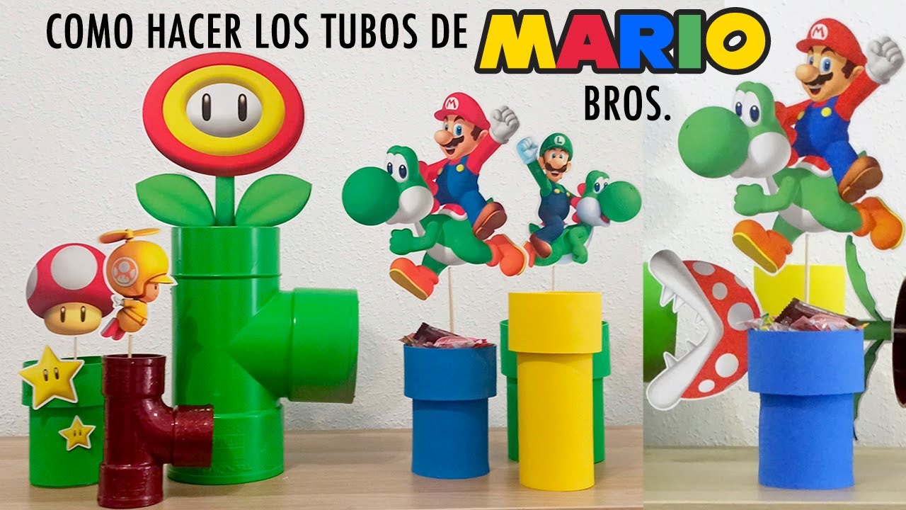 Tubos CILINDROS de Mario Bros