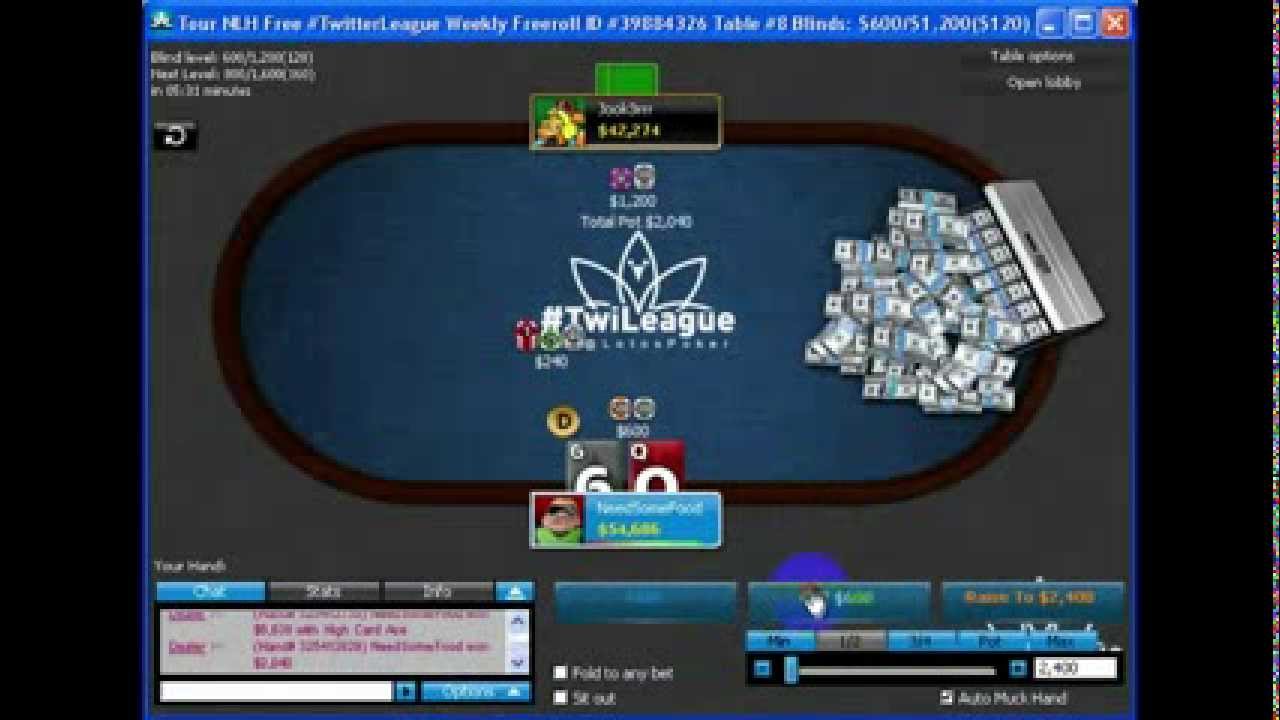 Финальная раздача #TwiLeague 02.08.2012 на LotosPoker