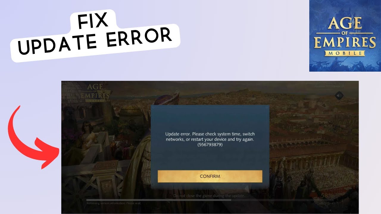 How to Fix update error in Age of empires Mobile