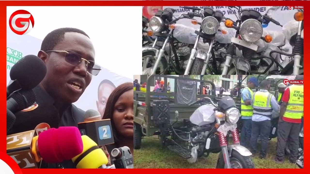 WAZIRI NANAUKA AWAKABIDHI PIKIPIKI na GUTA za MKOPO VIJANA MTWARA - ''MIEZI 3 HAWATARUDISHA MKOPO''