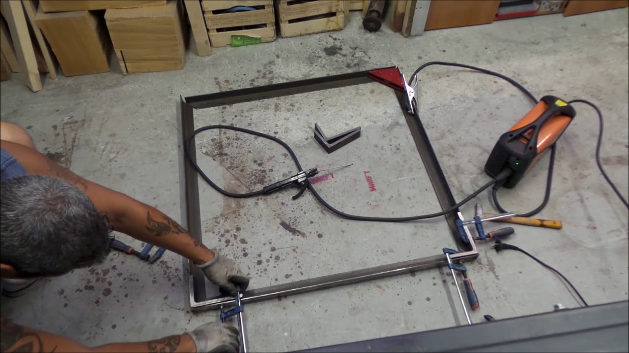 🔨Tavolo da pranzo in ferro e legno fai da te stile industriale 1 industrial iron table homemade