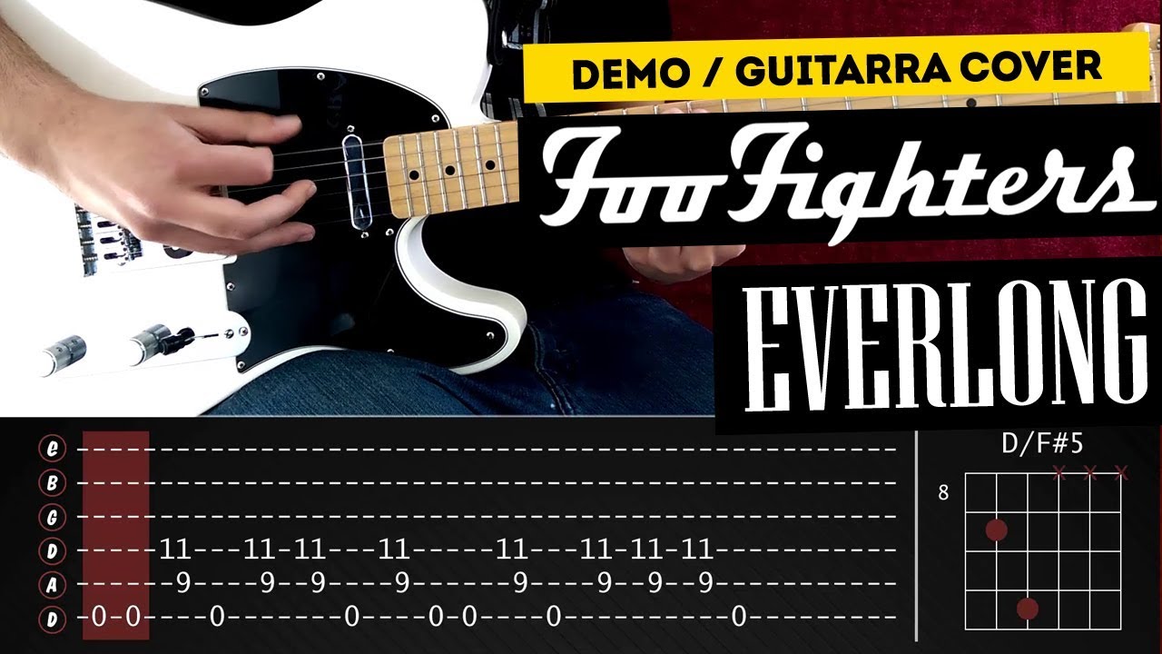Everlong Foo Fighters Guitar Cover Tab