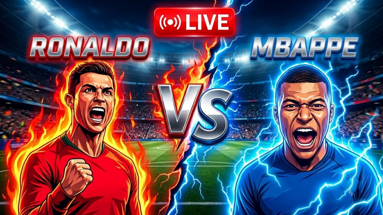 THE IDOL SHOWDOWN! Ronaldo vs Mbappe LIVE | Ultimate Football 1v1 Poll Match