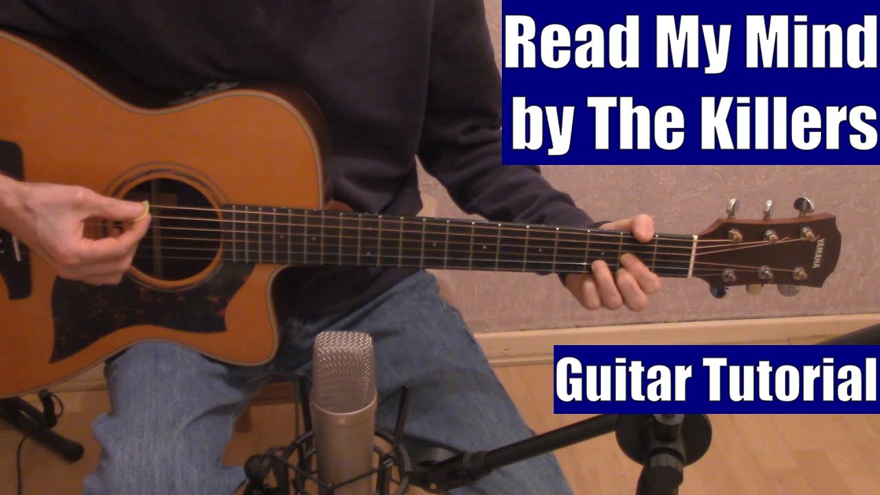 Read My Mind by The Killers (Guitar Tutorial with the Isolated Vocal Track by The Killers)