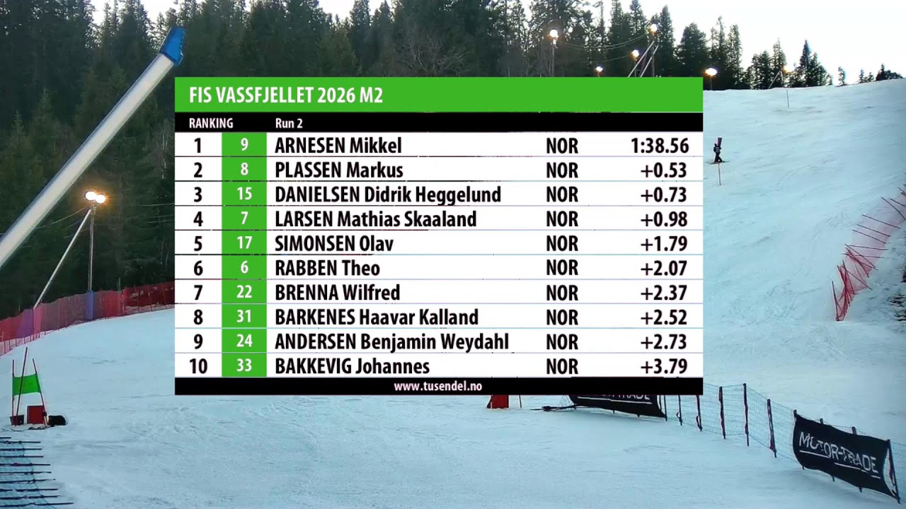 FIS VASSFJELLET 2026 SL M/W