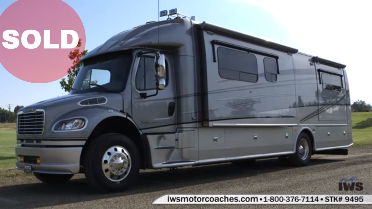 SOLD - IWS Motor Coaches 2014 Dynamax Dynaquest 36XL Exterior