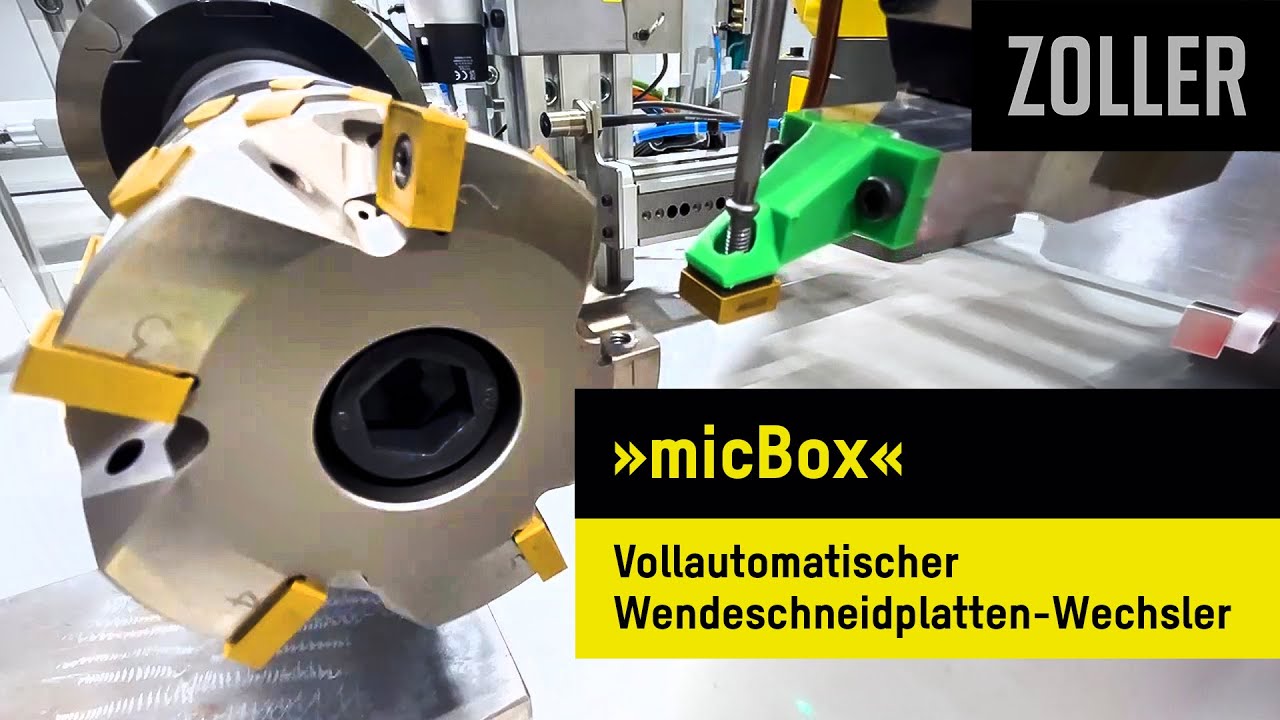 ZOLLER »micBox« – Vollautomatischer Wendeschneidplatten-Wechsler