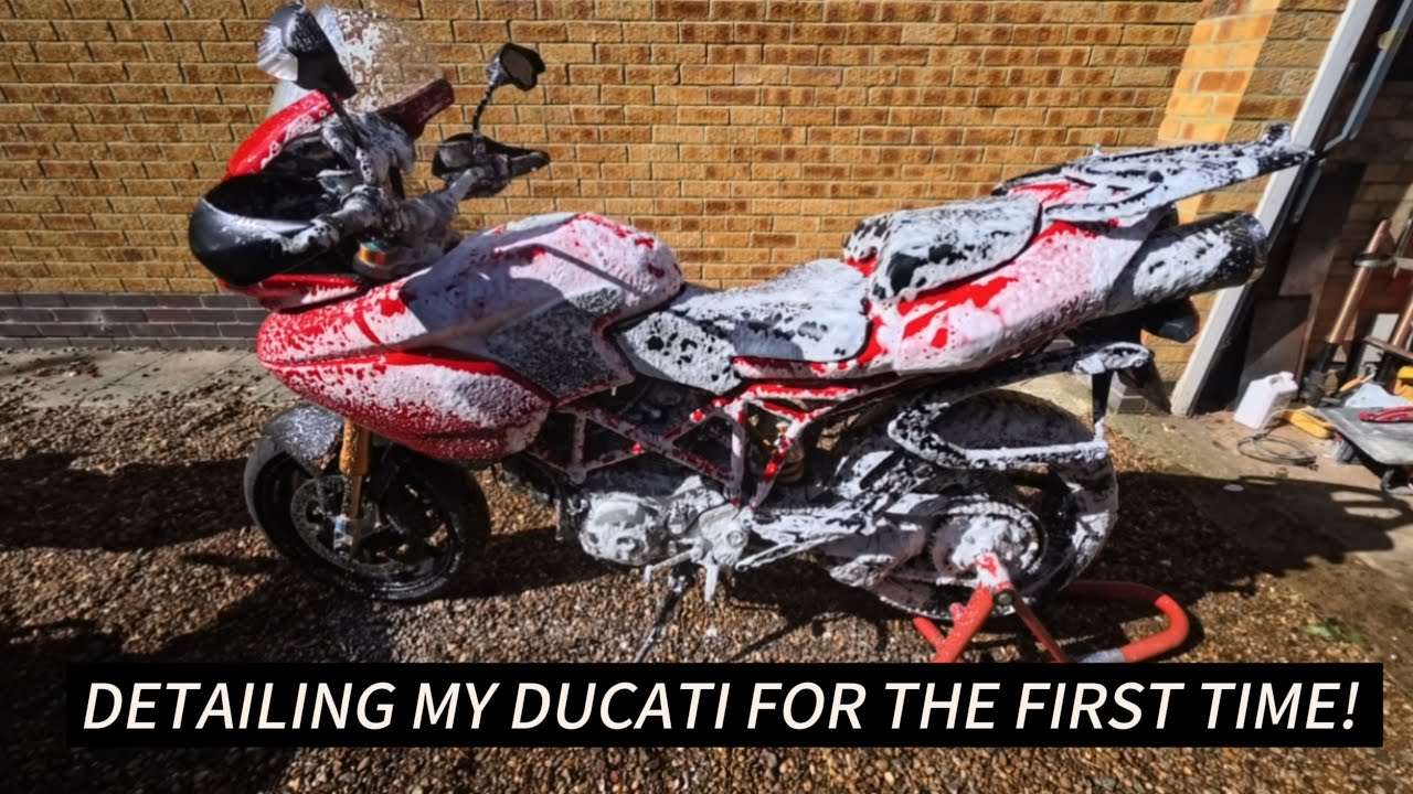 Я впервые в жизни занимаюсь детейлингом своего Ducati! #детейлинг