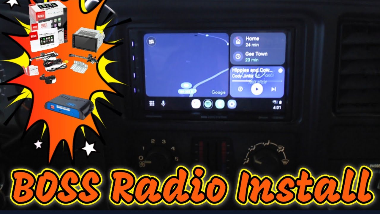 Установка аудиосистемы BOSS Audio BE920WCPA в Chevrolet Silverado 2500HD 2004 года выпуска.