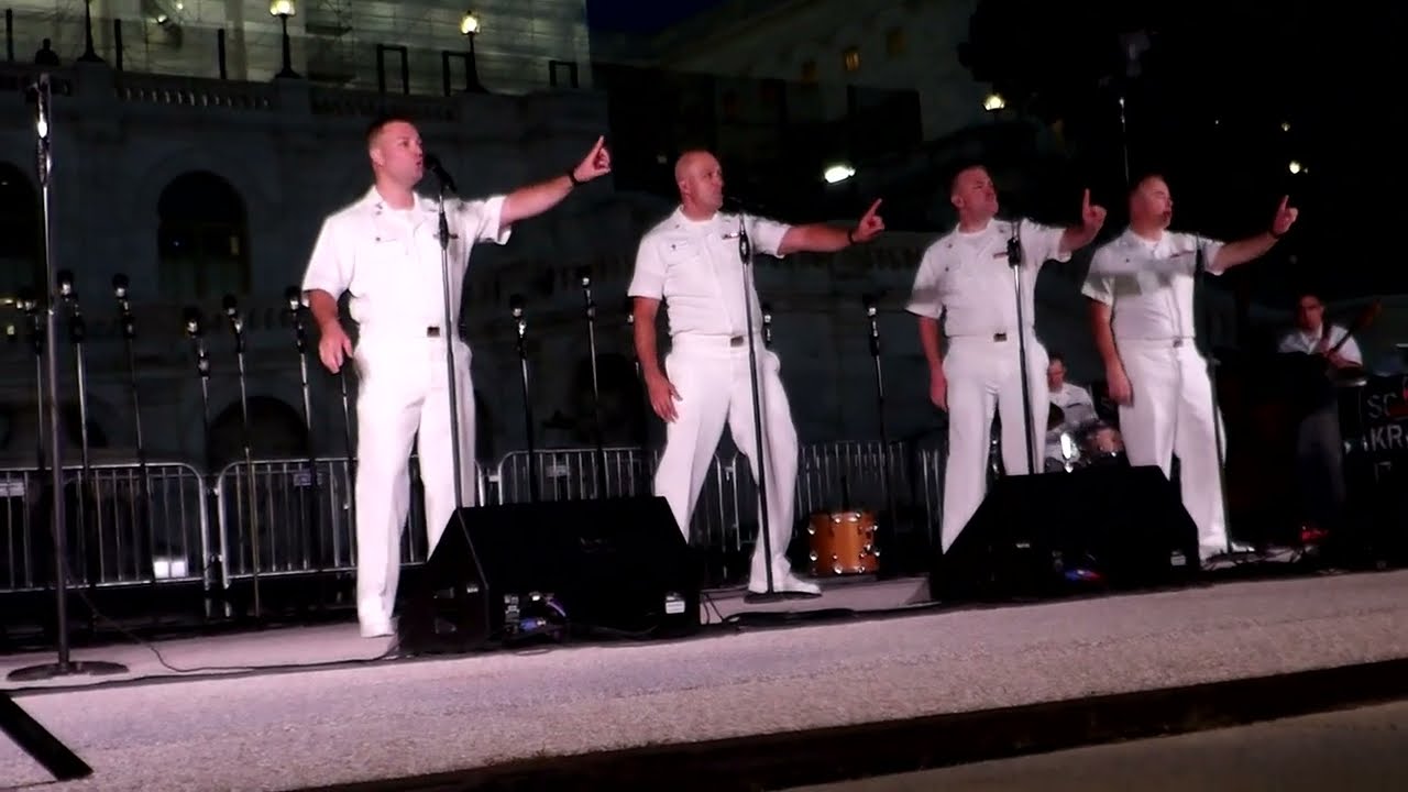 United States Navy Band Sea Chanters @ the U.S. Capitol. The Beach Boys Medley. July 31, 2023