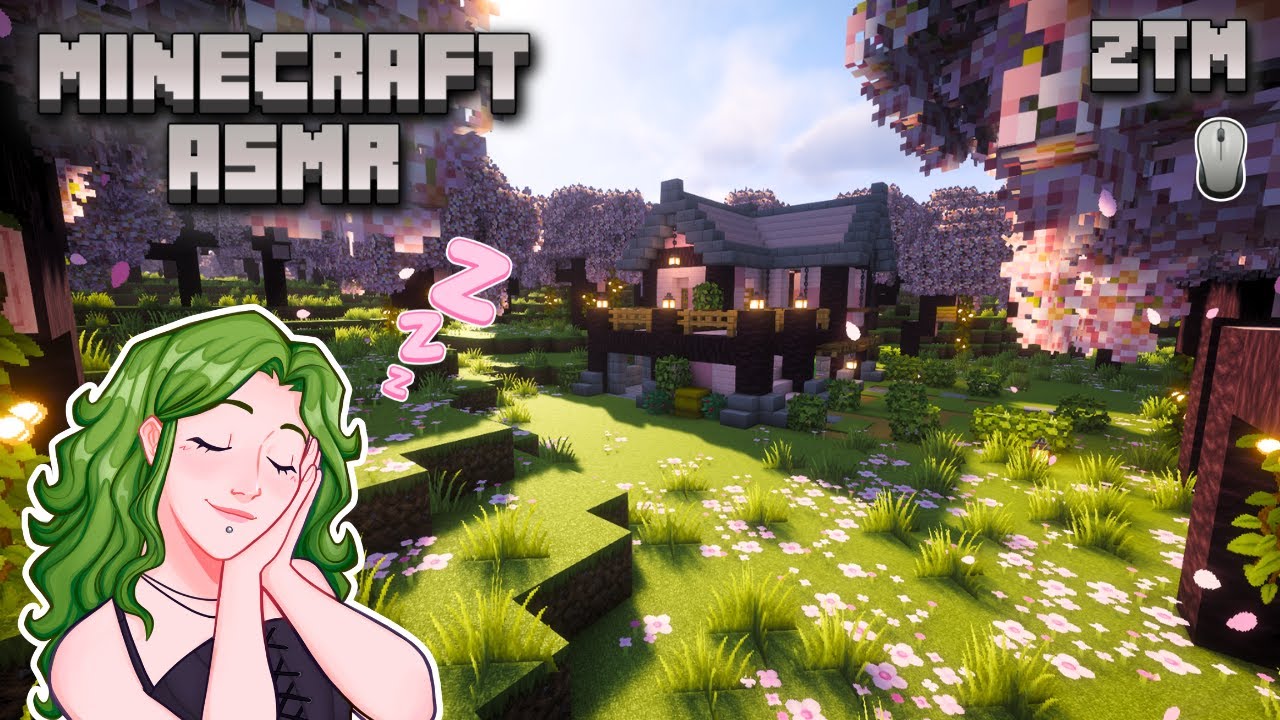 ASMR chuchotement sur MINECRAFT ! Zéro to Maison