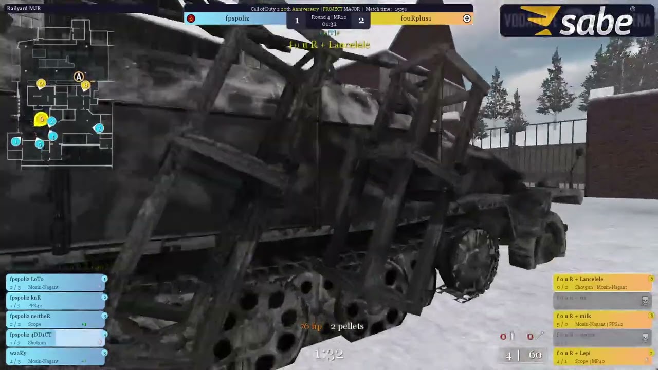 fouRplus1 vs fpspoliz | Group C | Call of Duty 2: 20th Anniversary Tournament