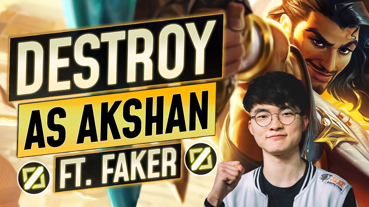 How FAKER ABUSES AKSHAN - FULL GUIDE - Ability Combos, Tips and Tricks - LoL Guide