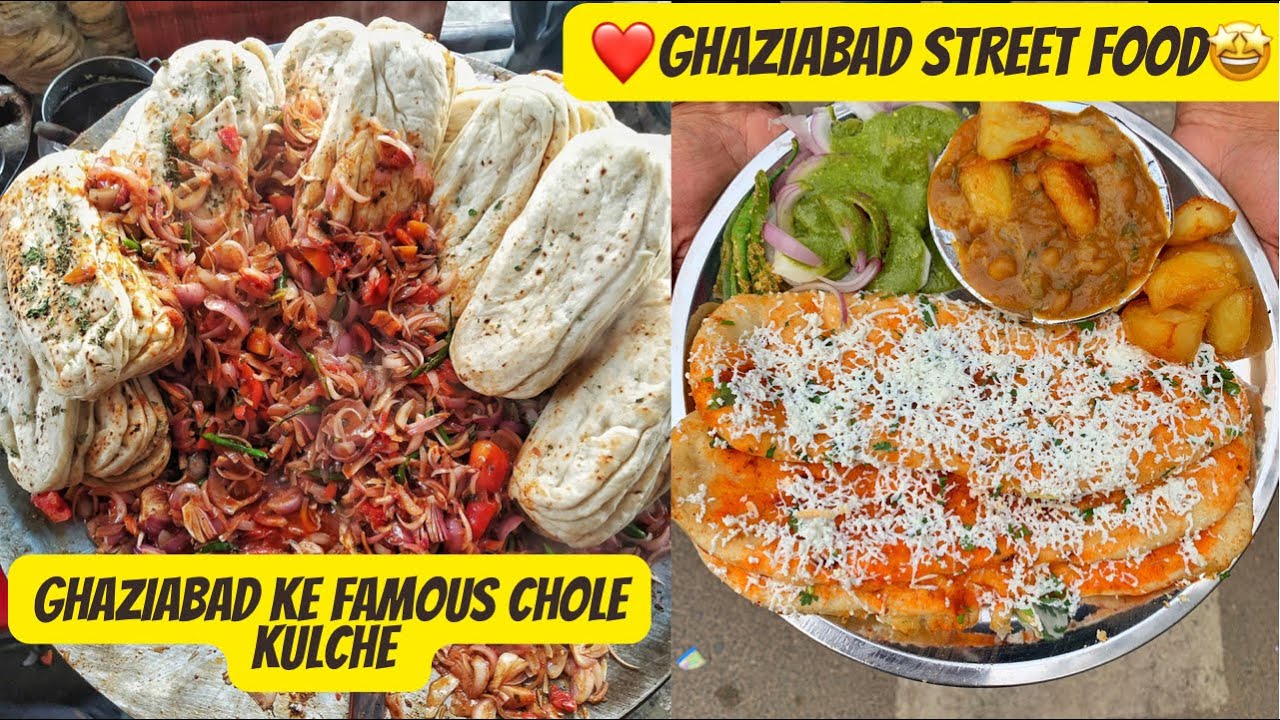 GHAZIABAD KE MOST FAMOUS SPECIAL PANEER CHOLE KULCHE | GHAZIABAD STREET FOOD
