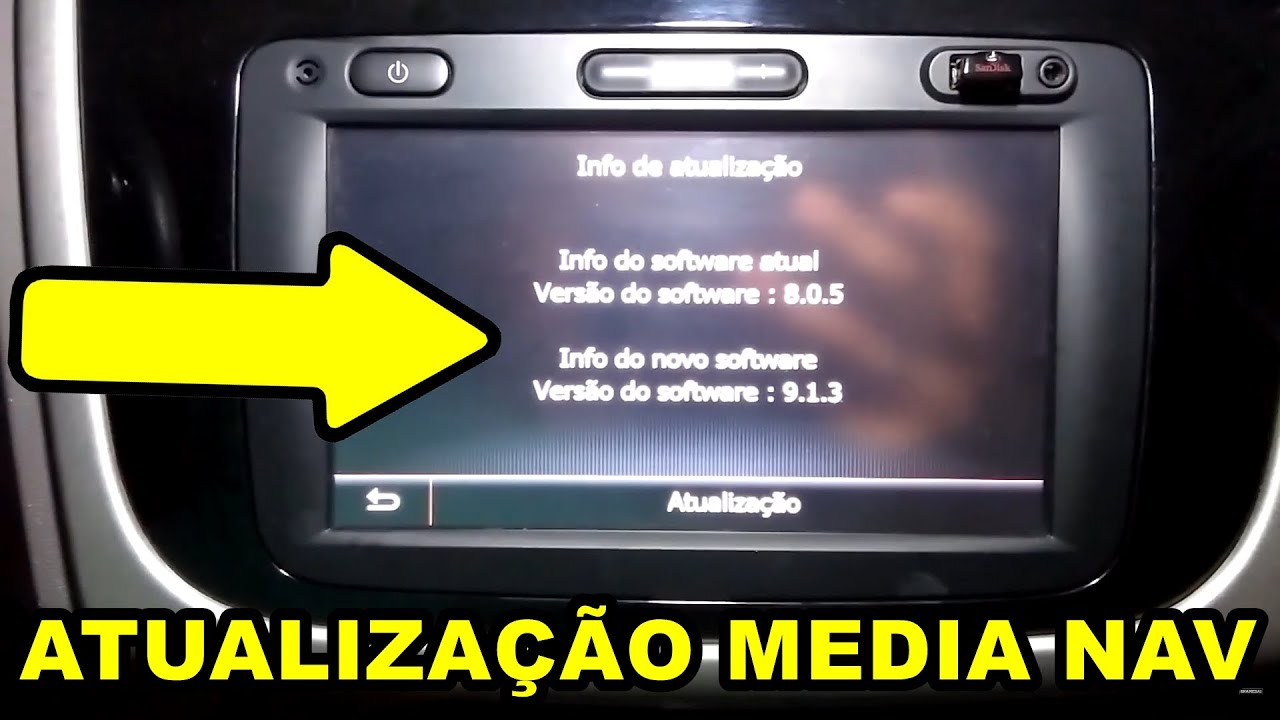 COMO ATUALIZAR A VERSÃO DO SISTEMA DO MEDIA NAV RENAULT