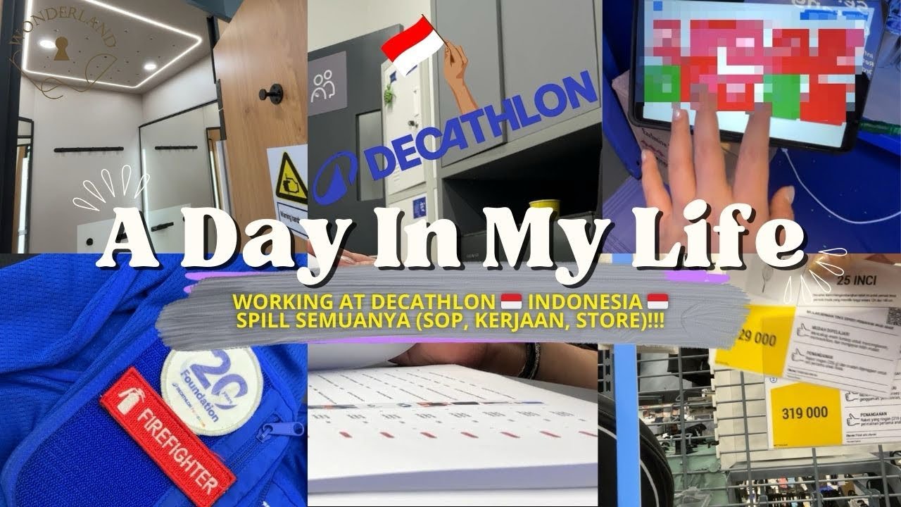 A Day In My Life Working At Decathlon | Omnichannel Sports Leader SOP, Jobdesc, Store Layout, dll ✌🏻