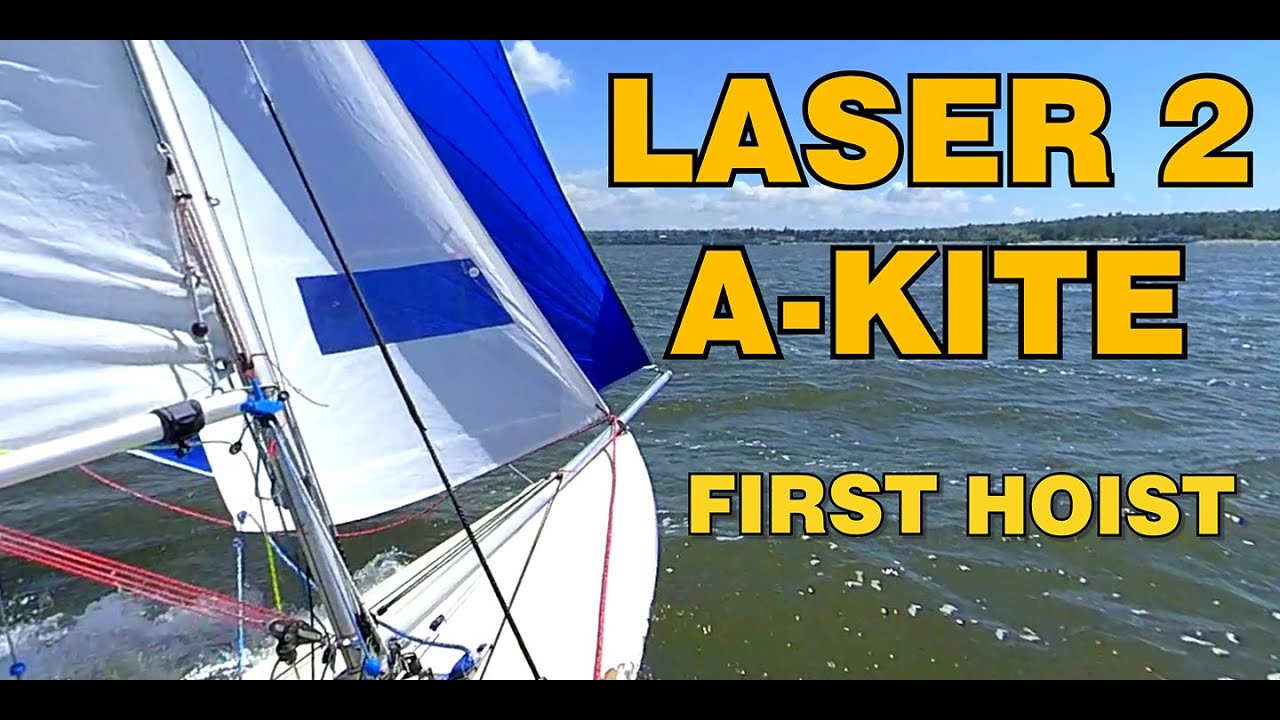 LASER 2 - CUSTOM ASYMMETRICAL SPINNAKER I PART 1 **360 VIDEO**